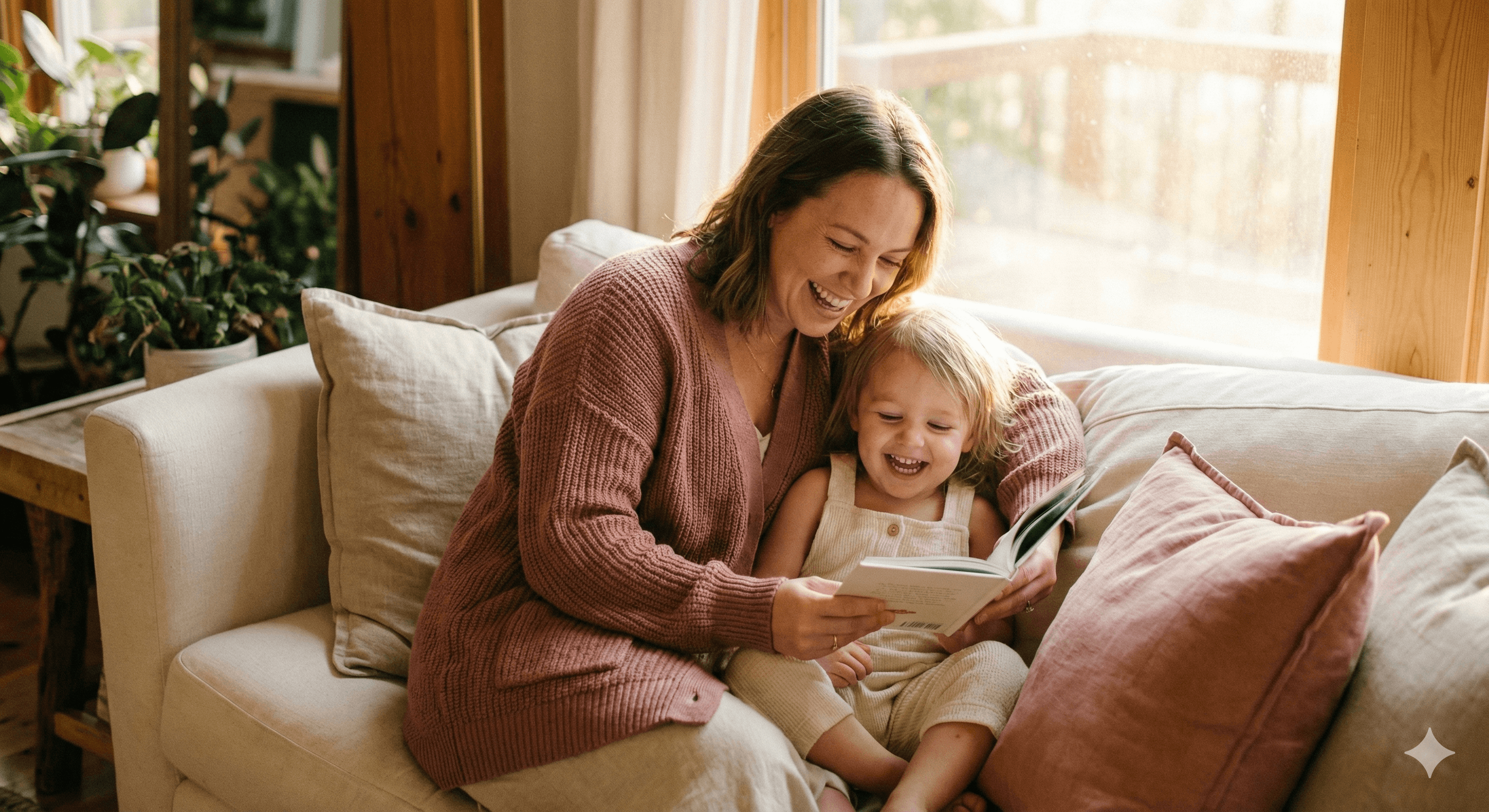 Mum holding her baby, MomPlans hero image